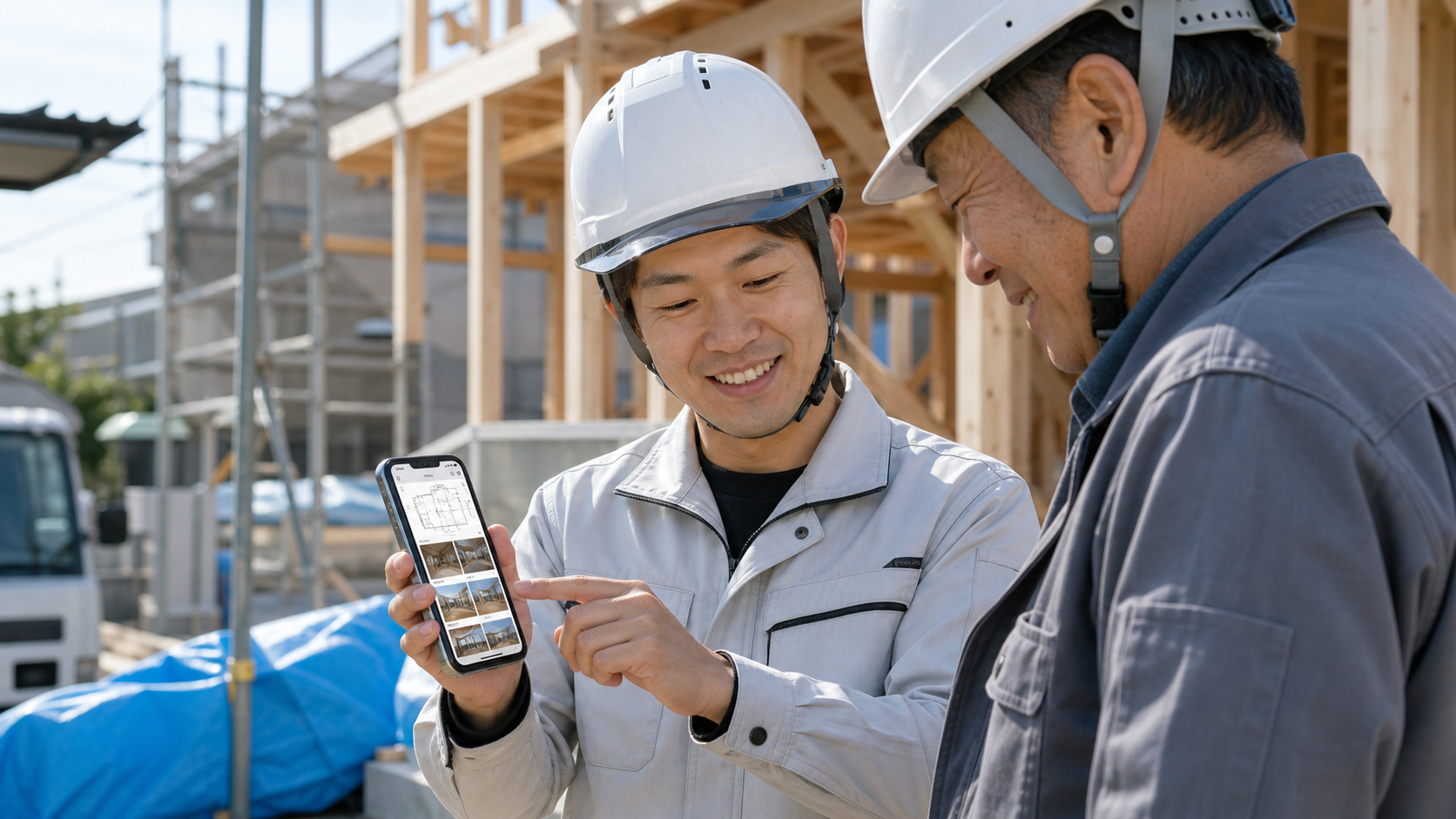 URLをタップするだけで最新情報を確認する現場